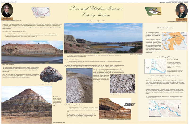 item thumbnail for Lewis and Clark in Montana - Culbertson Entering Montana - Poster