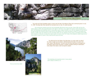 item thumbnail for Lewis and Clark in Montana - Gates of the Mountains