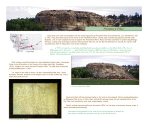 item thumbnail for Lewis and Clark in Montana - Pompey's Pillar