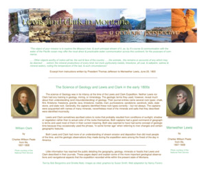 item thumbnail for Lewis and Clark in Montana - A Geologic Perspective